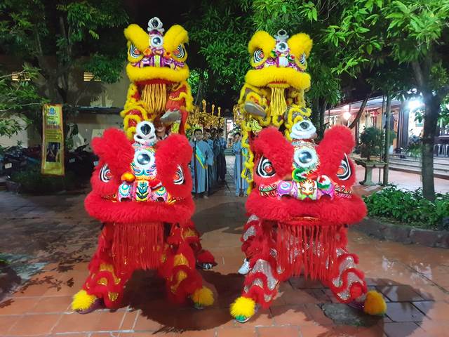 DỊCH VỤ MÚA SƯ TỬ TRUNG THU - HÙNG ANH ĐƯỜNG 0972263280