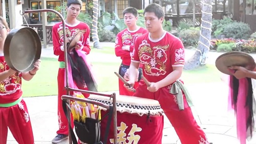 am-thanh Âm thanh trong múa rồng