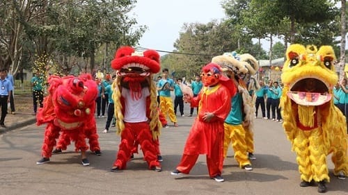 thuê múa lân