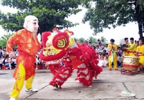 múa lân ông địa