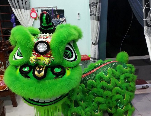 Đầu lân phong vân đẹp