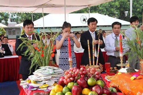 lễ cúng khởi công