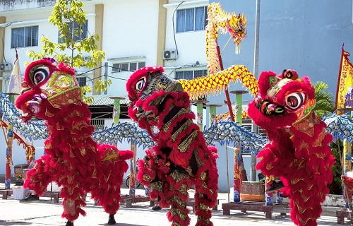 múa lân giá tốt
