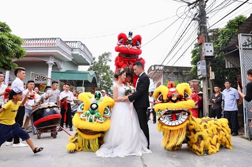ý nghĩa của múa lân ngày cưới