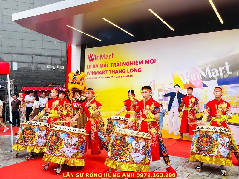 trống hội khai trương